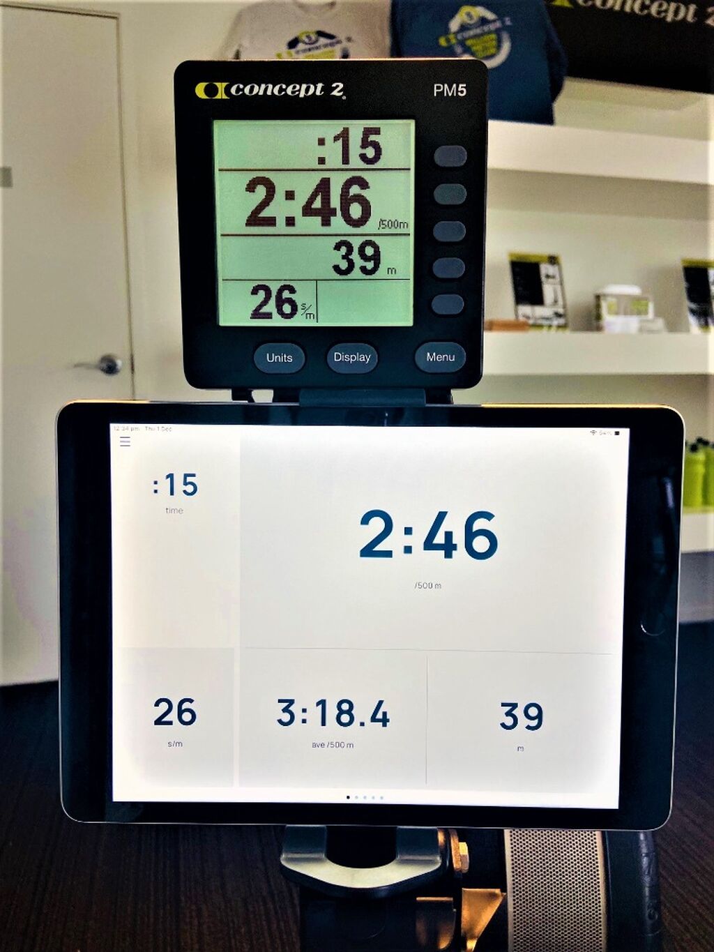 ErgData for the vision impaired