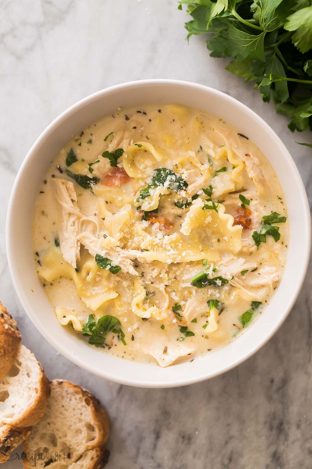 White Lasagna Soup