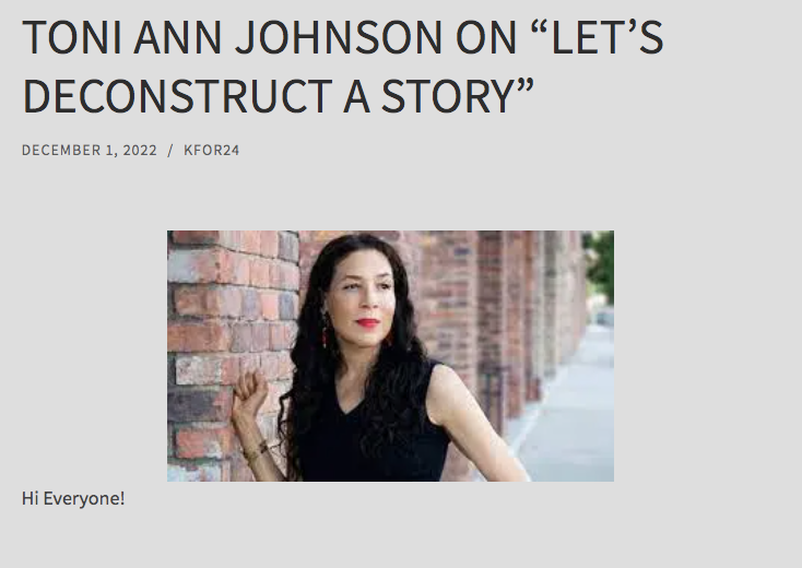 Let's Deconstruct a Story ~ Podcast with Kelly Fordon