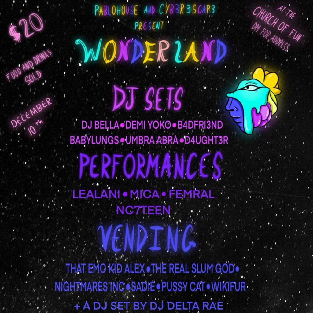 WONDERLAND PRESALE ACCESS SAT. 12/10