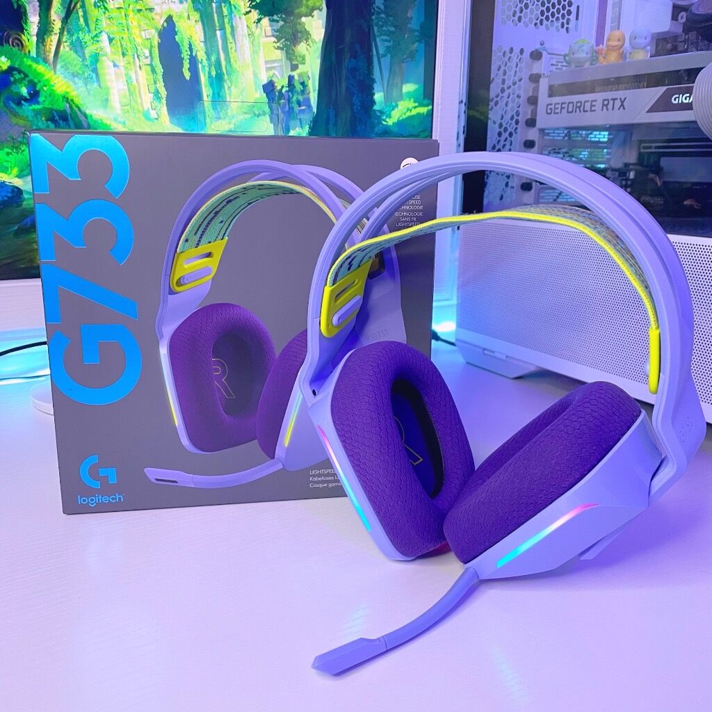 LogitechG G733 Lilac Headset