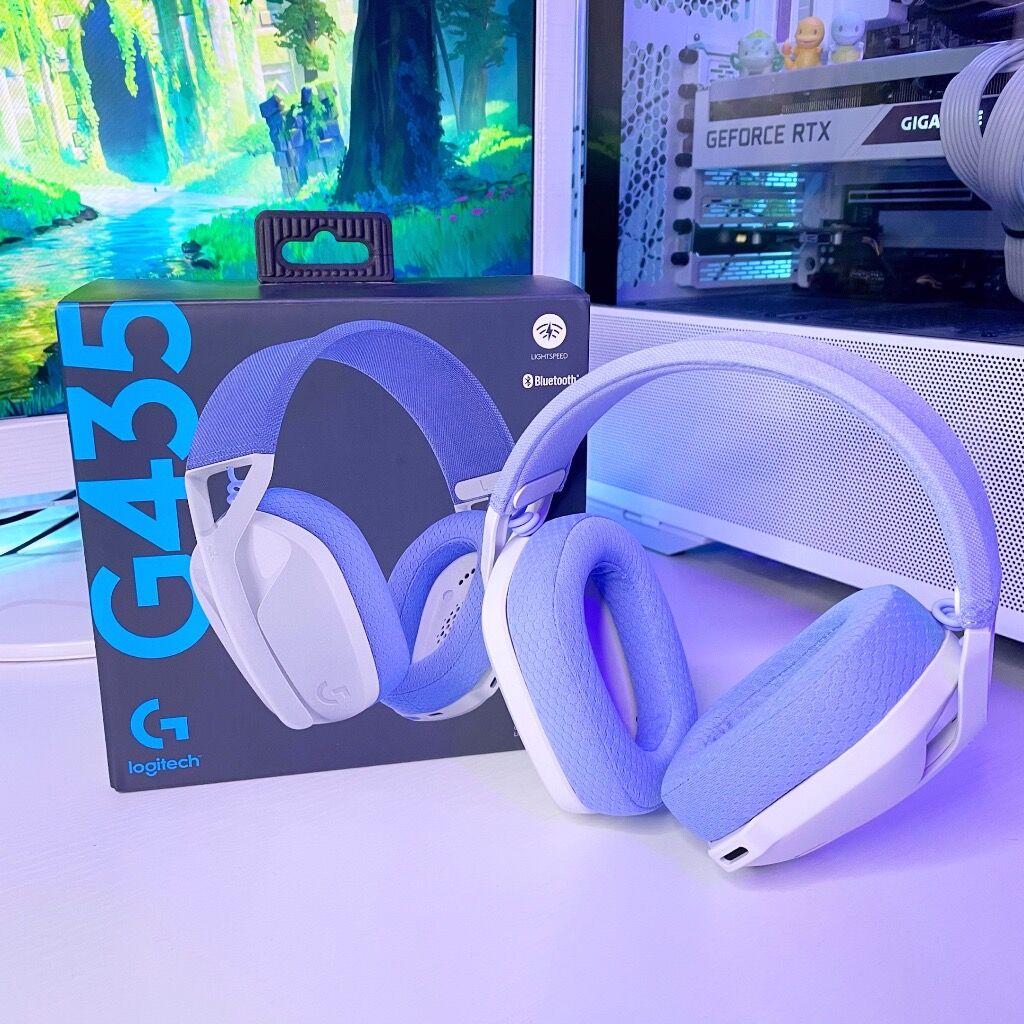 LogitechG G435 White Headset