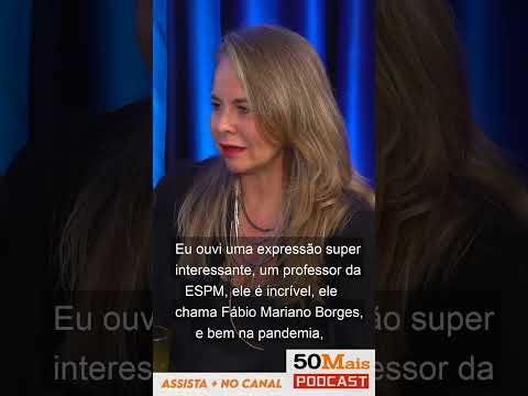 "Os 50 s&atilde;o os novos 50" - Claudia Arruga - PODCAST 50 MAIS #shorts