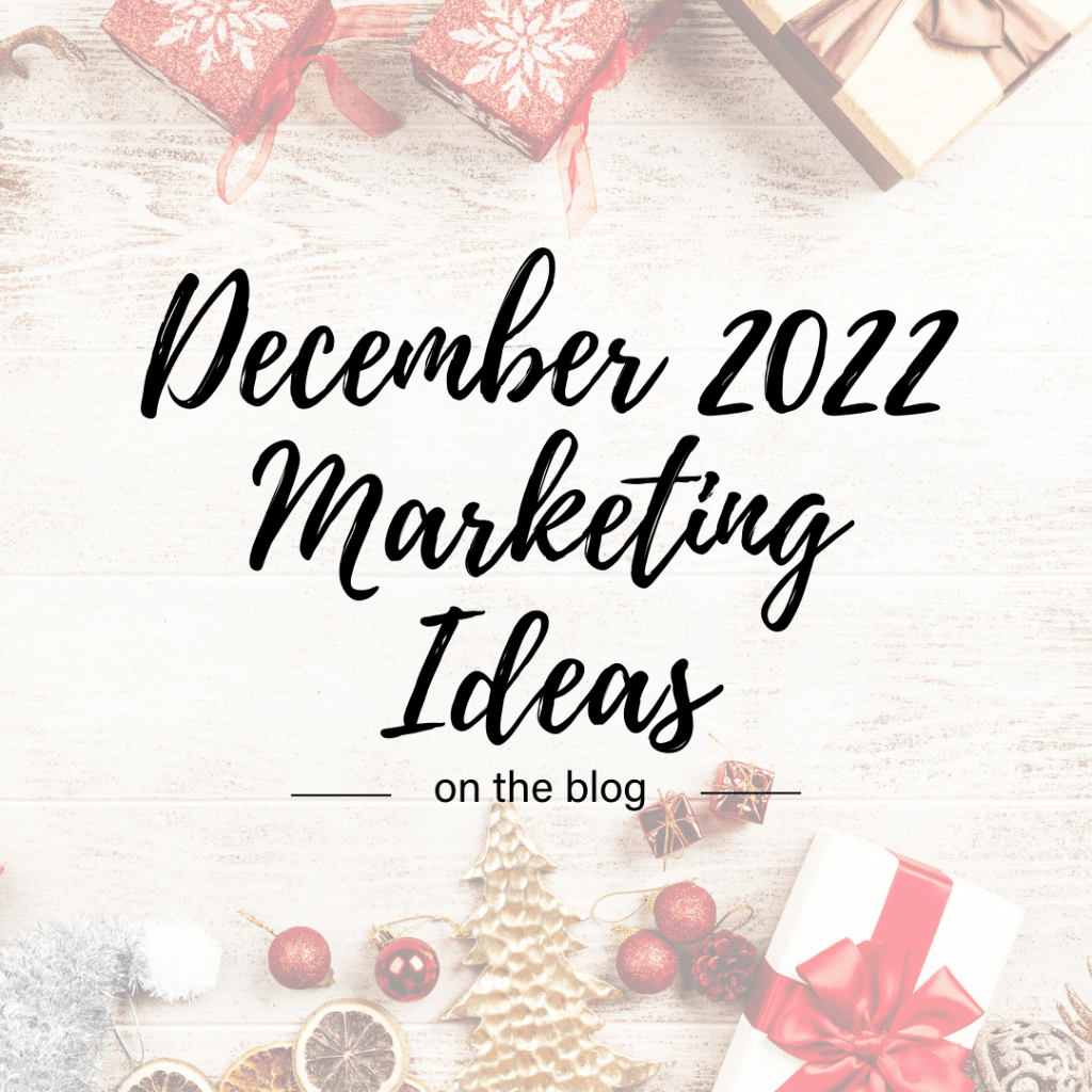 December 2022 Marketing Iedas