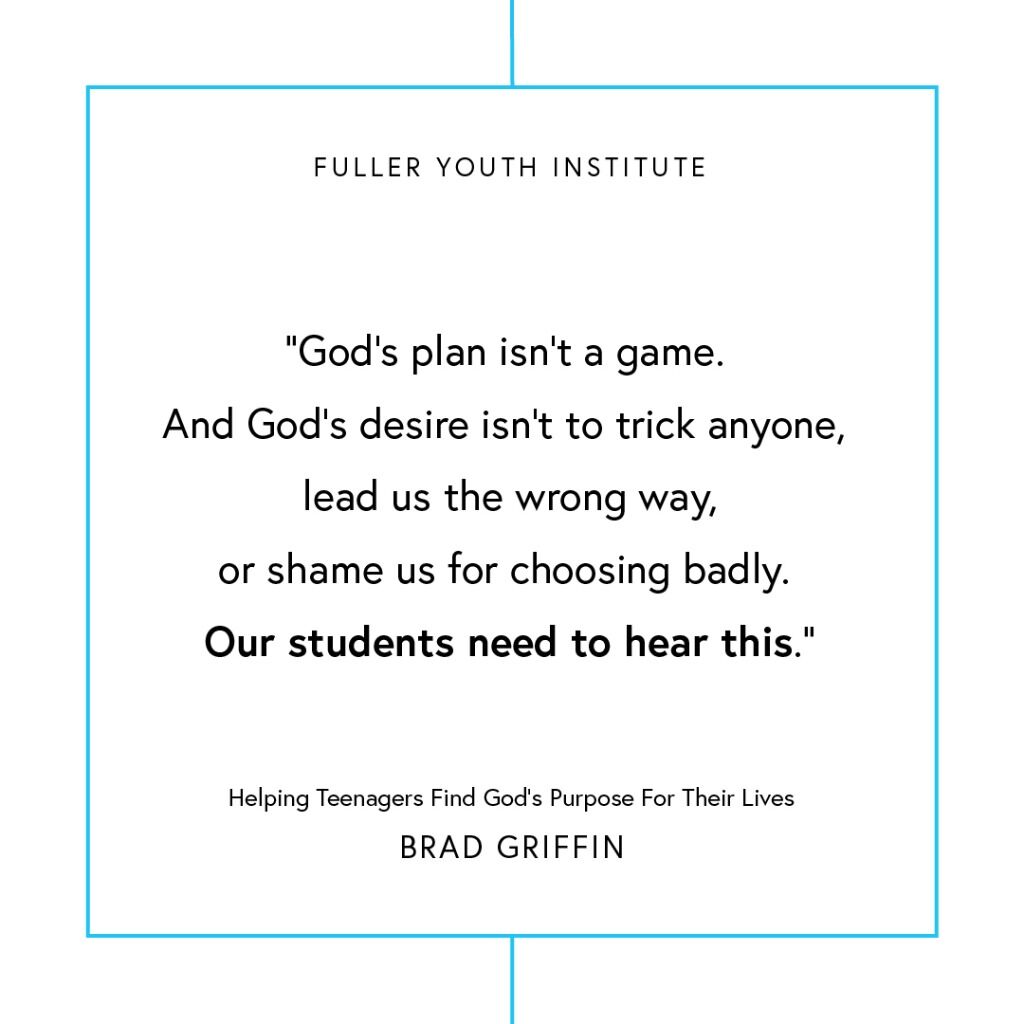 How to help teenagers find God&rsquo;s purpose for their lives