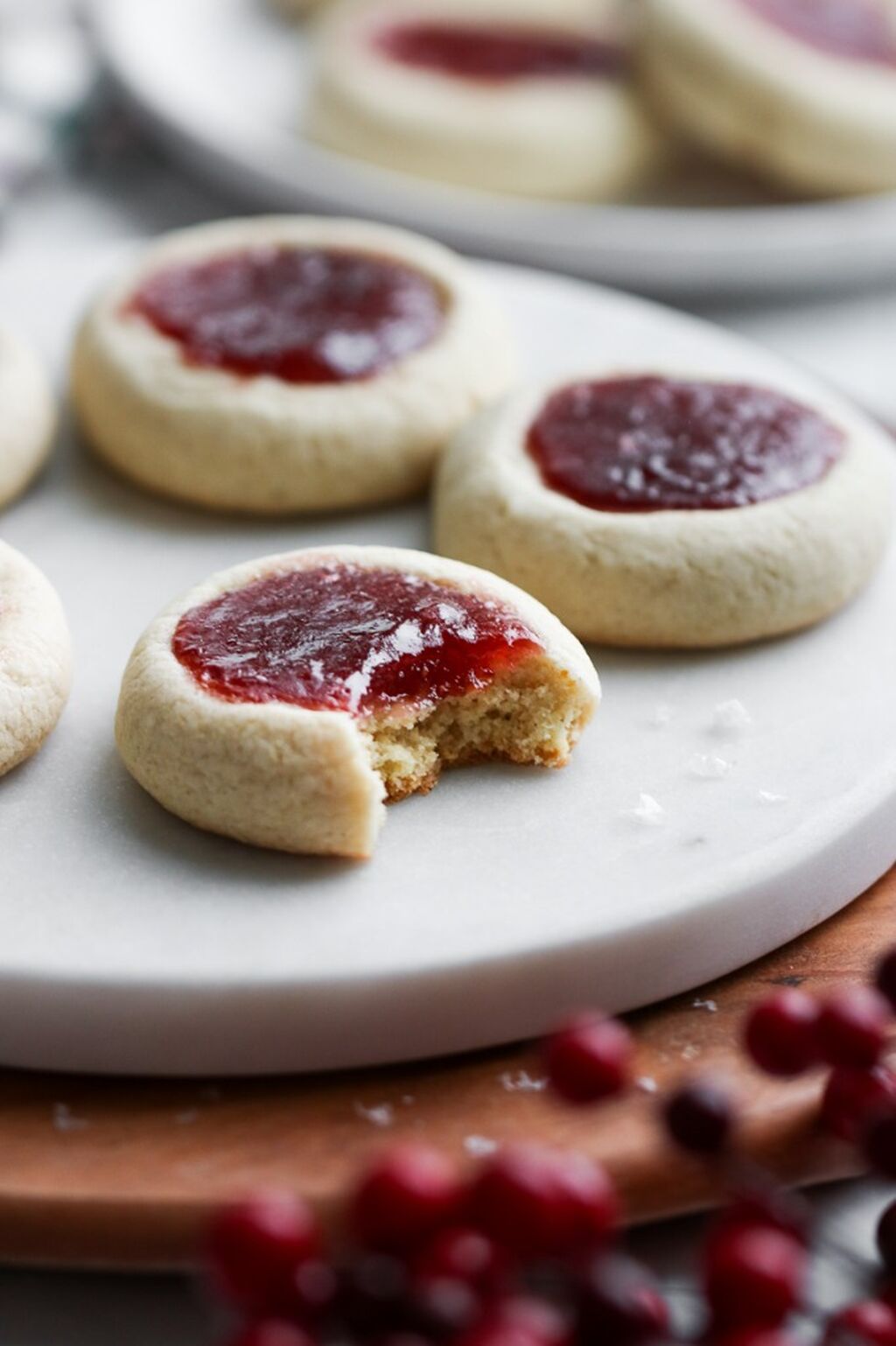 Raspberry Thumbprint Cookies (Reel)