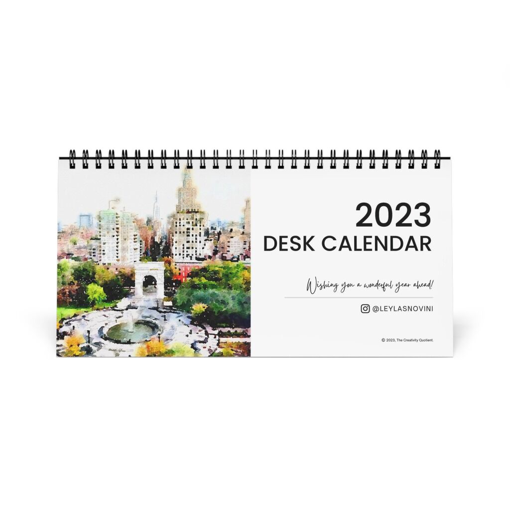 2023 Desk Calendar Best of Travel 