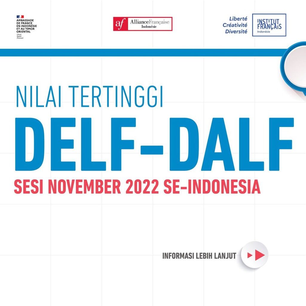 Nilai tertinggi DELF\DALF Sesi November 2022