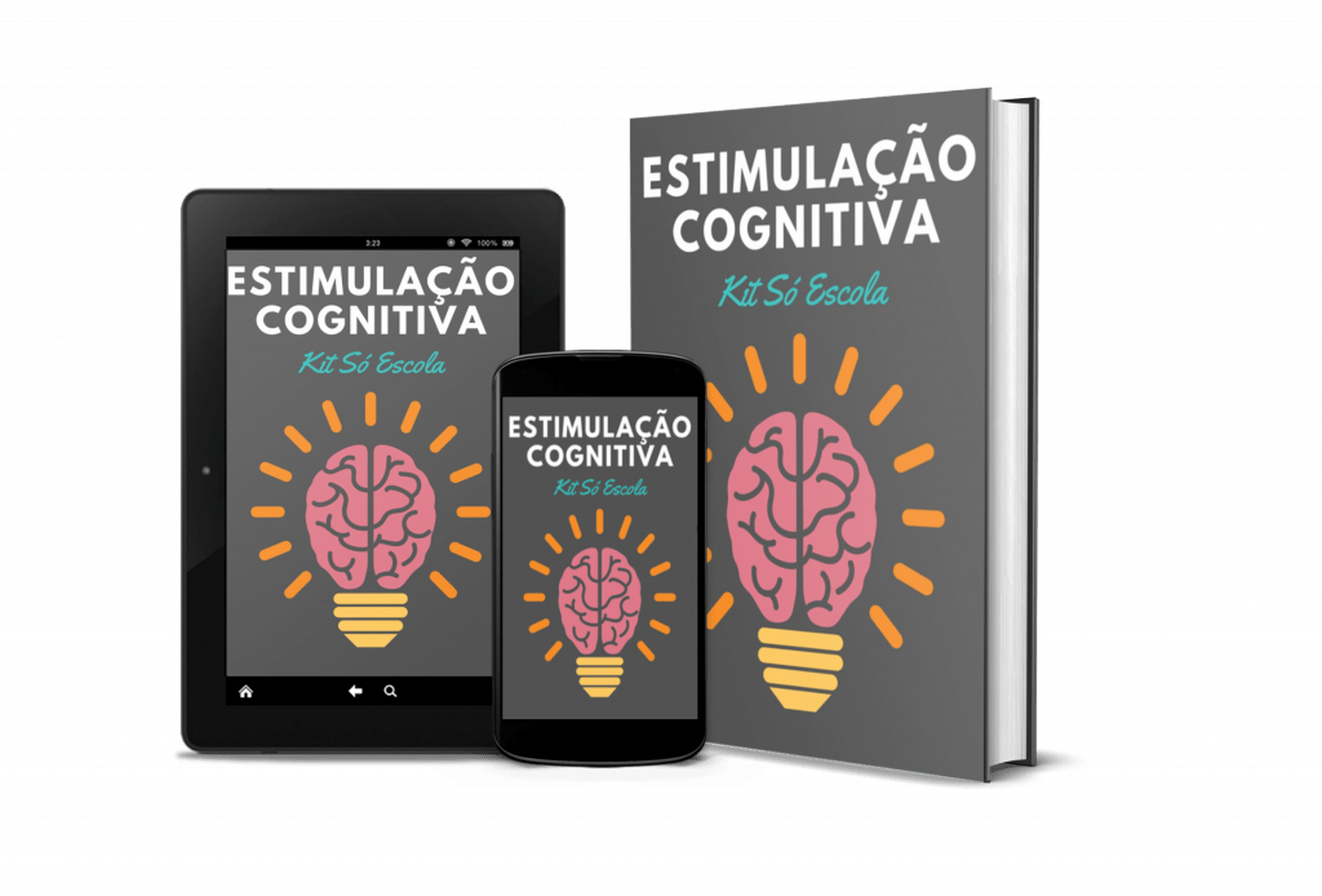 Kit estimula&ccedil;&atilde;o cognitiva (atividades para estimular e desenvolver a aten&ccedil;&atilde;o, percep&ccedil;&atilde;o, fun&ccedil;&otilde;es executivas, linguagem e mem&oacute;ria)