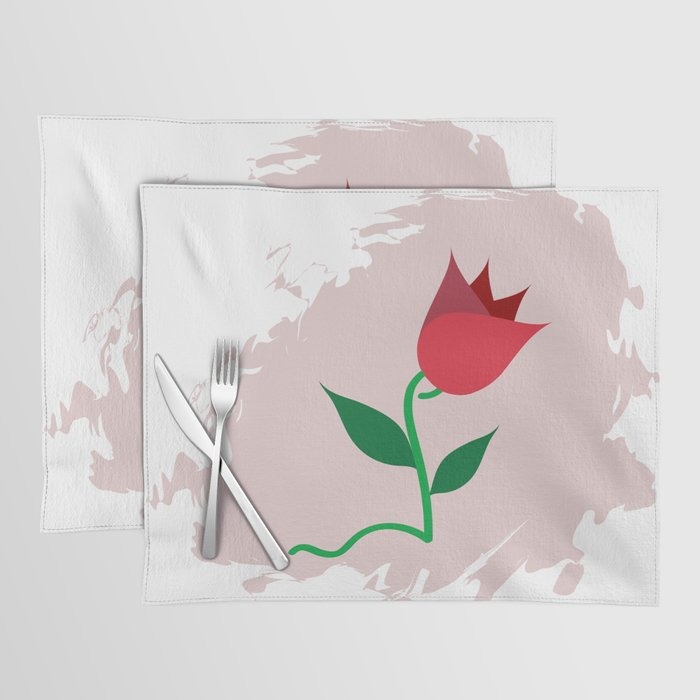 Rose (B&B) placemat