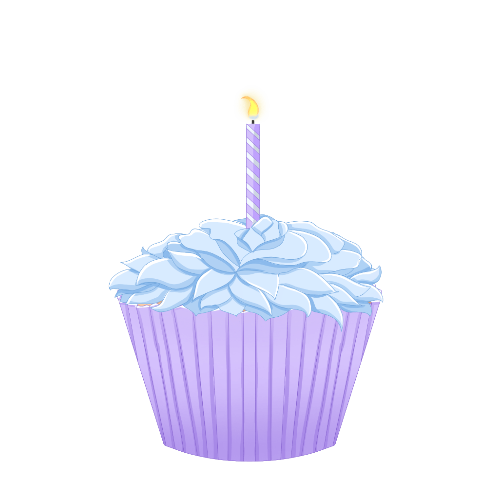 Pastel Rose Cupcake 2