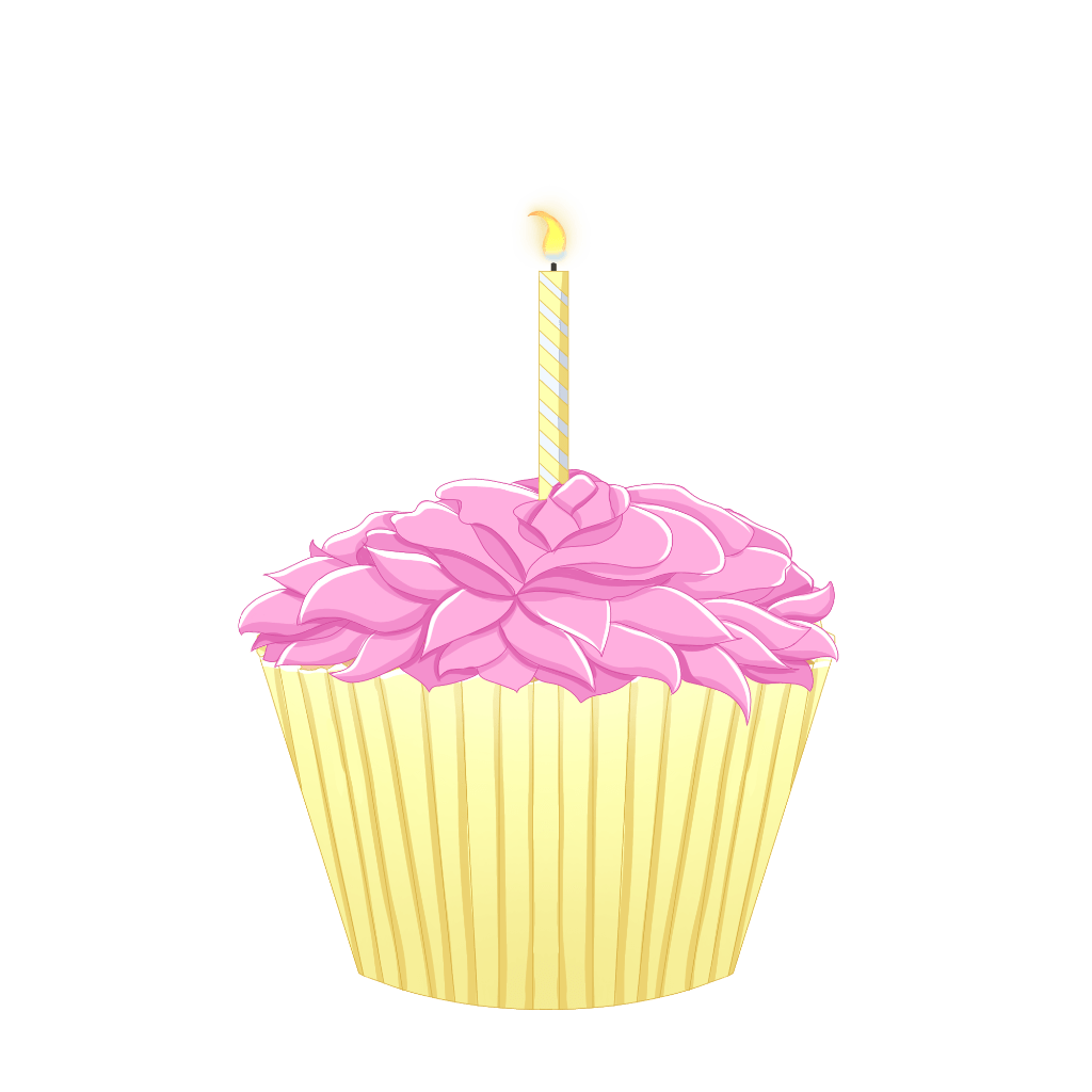 Pastel Rose Cupcake 3