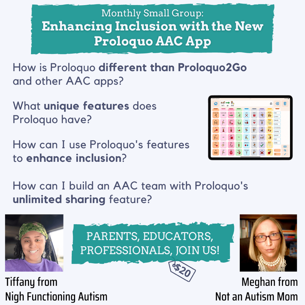 Enhancing Inclusion with NEW Proloquo- small class