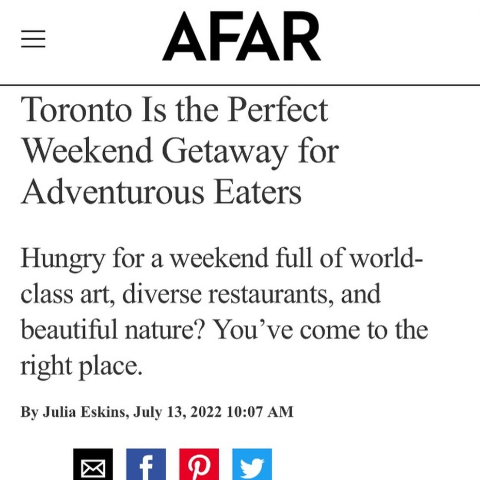 AFAR - Toronto