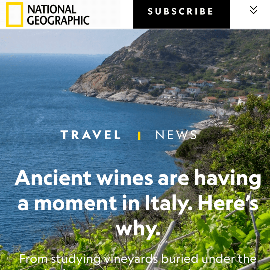 National Geographic - Ancient wine