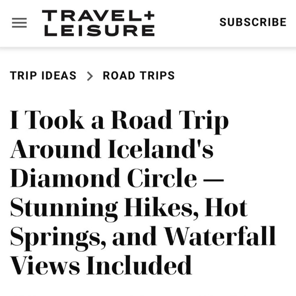 Travel + Leisure - Iceland Road Trip
