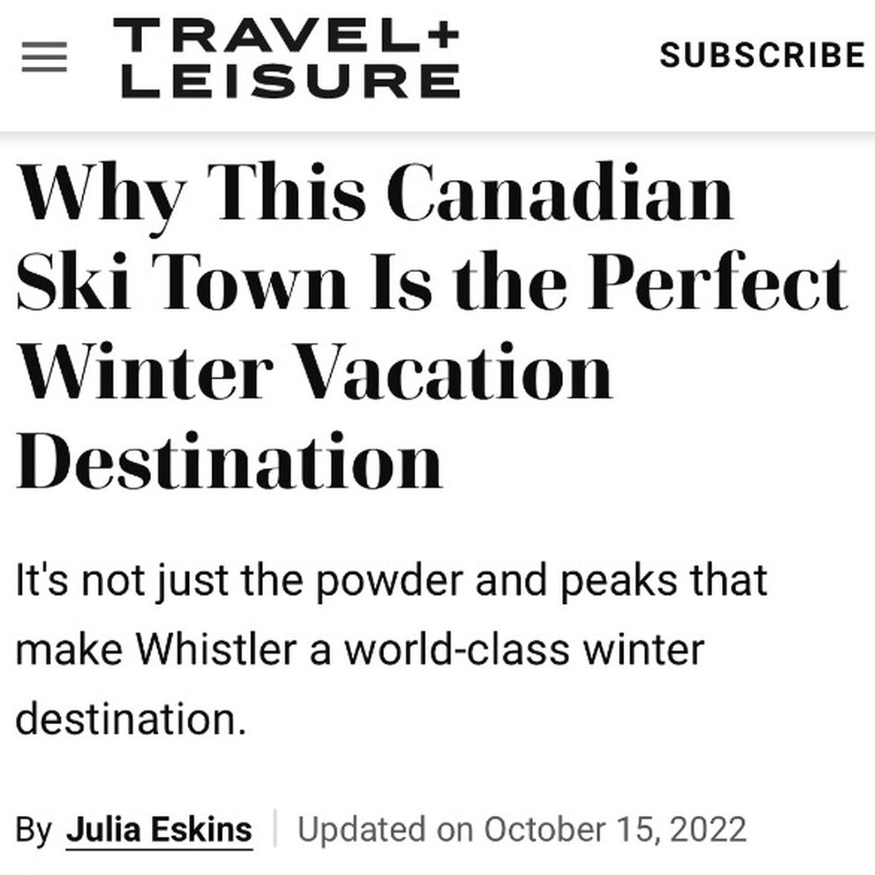 T+L - Whistler