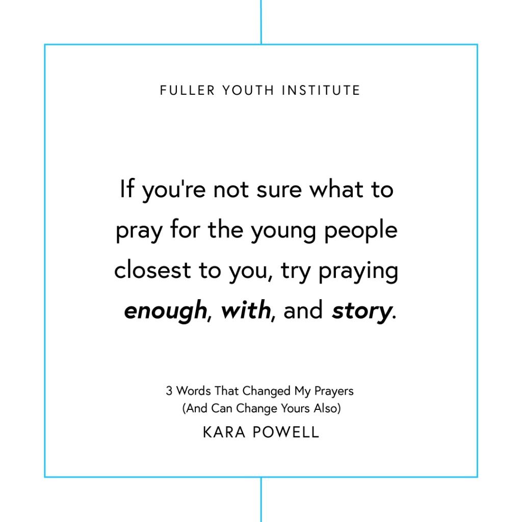 How do these 3 words--enough, with, and story--help the teens in your life find Jesus-centered answers to their big questions?