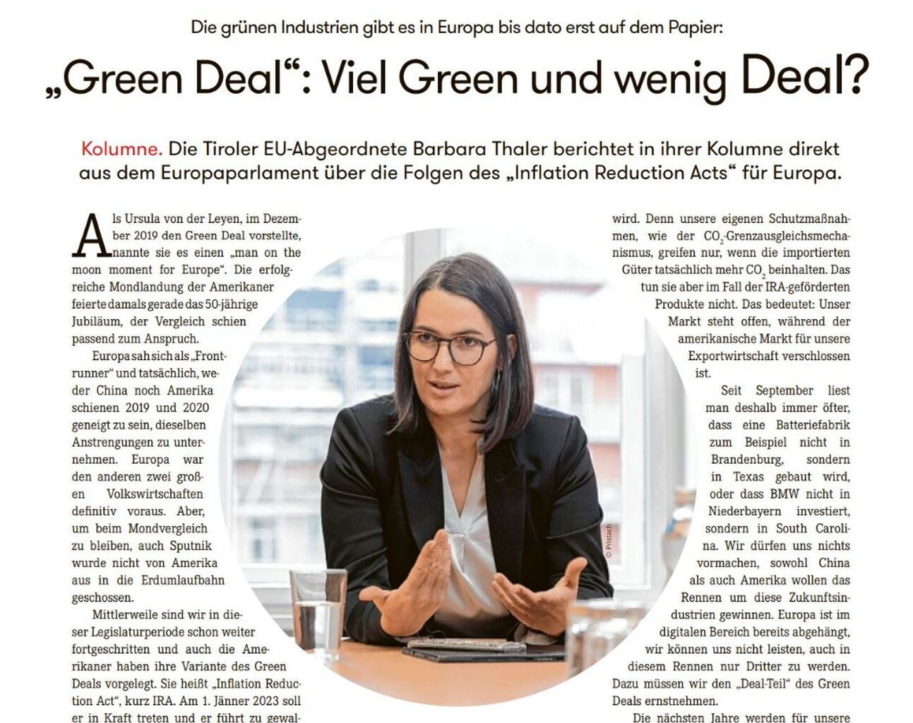 Der Green Deal der Amerikaner