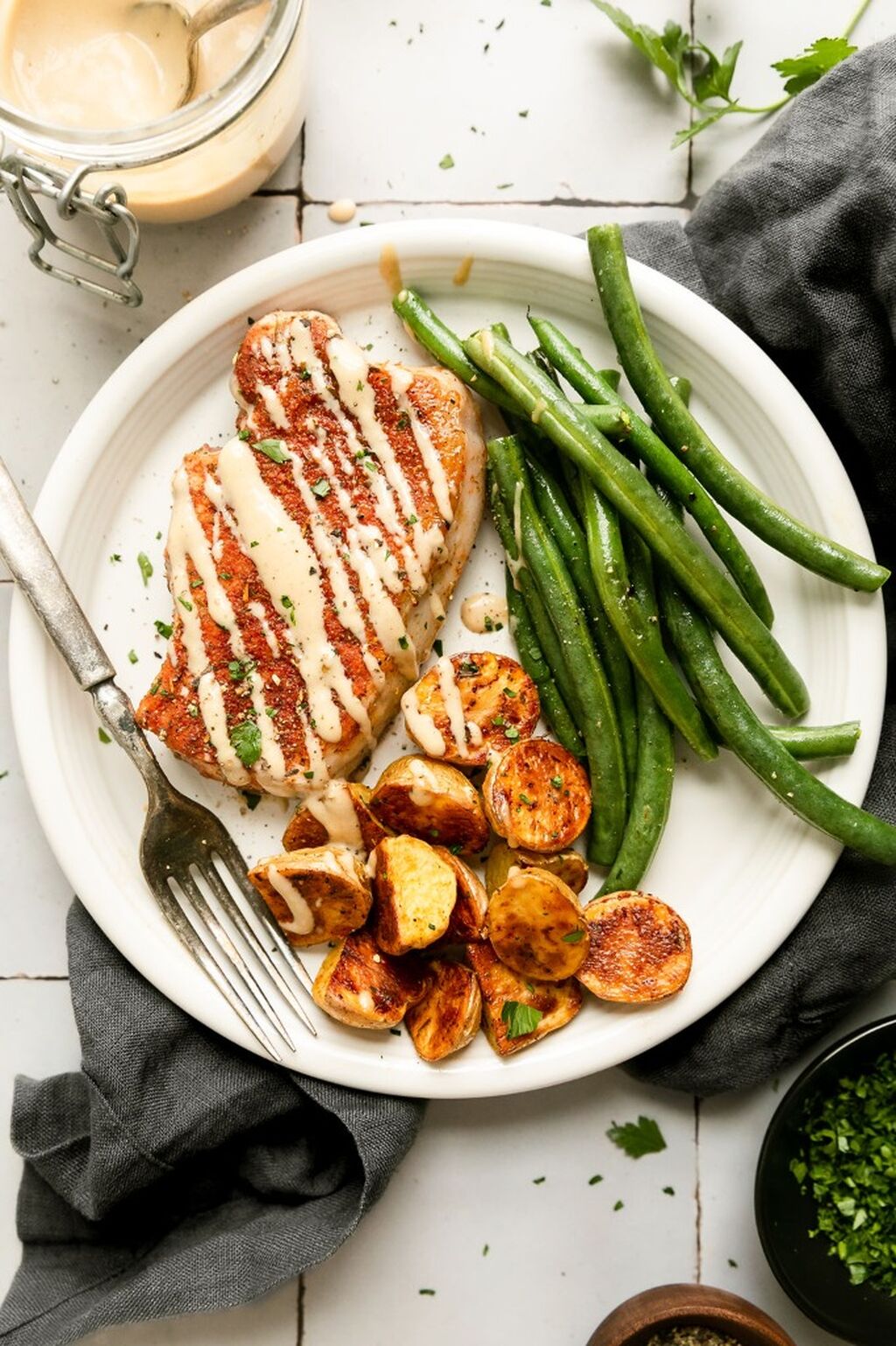 Honey Mustard Pork Chops (photo reel)