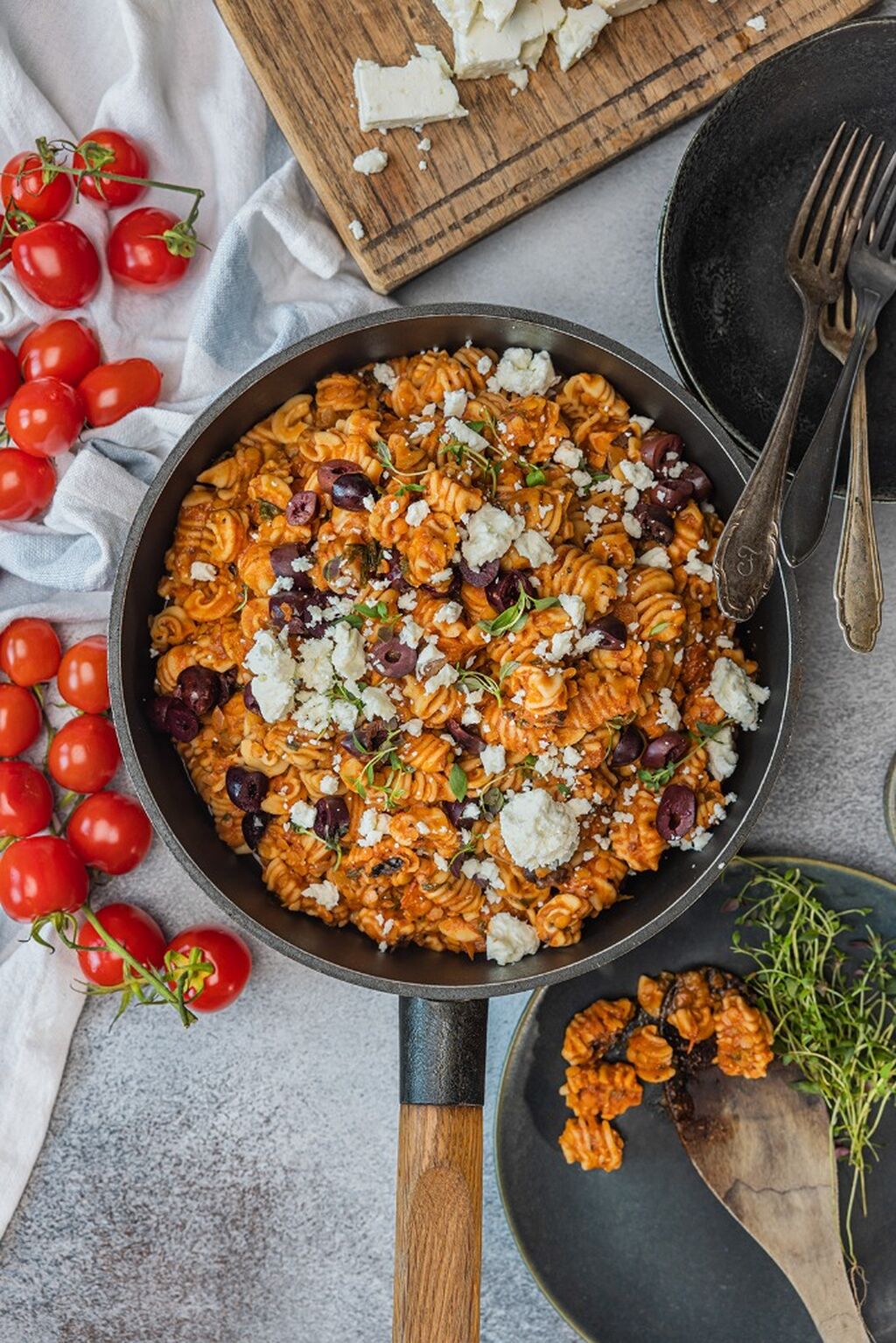 One pot pasta - Gott och minimalt med disk! 