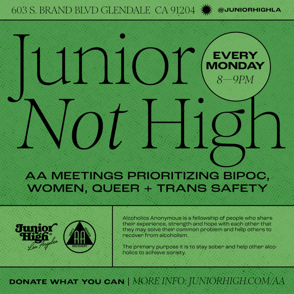 JUNIOR NOT HIGH / ALCOHOLICS ANONYMOUS MEETING