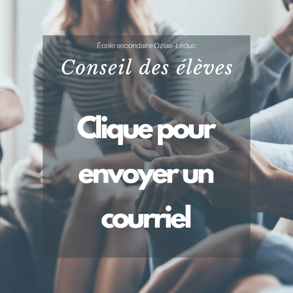 Conseil des &eacute;l&egrave;ves