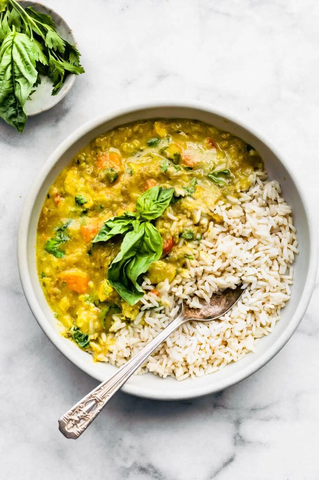 Easy green curry 