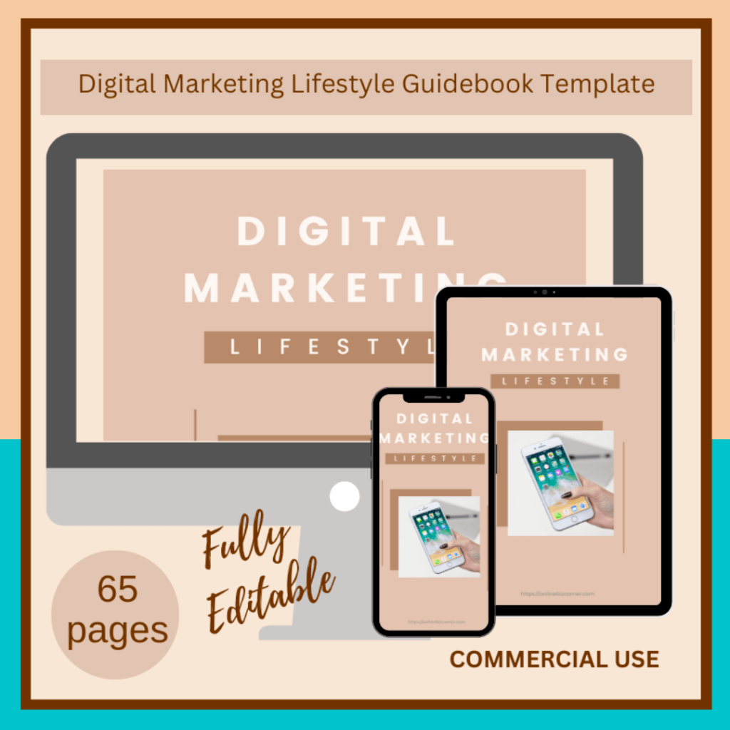 Digital Marketing Lifestyle Guidebook Template