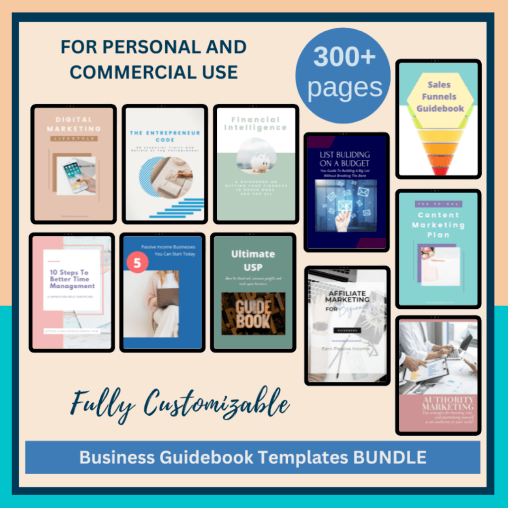 Business Guidebooks Templates BUNDLE