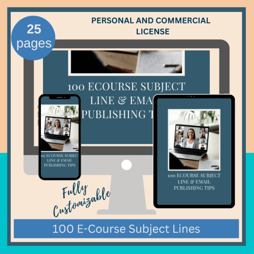 100 E-Course Subject Lines Guidebook Templates