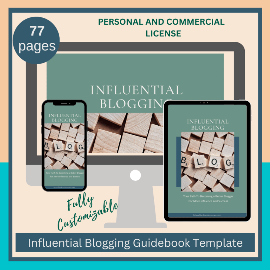 Influential Blogging Guidebook Templates