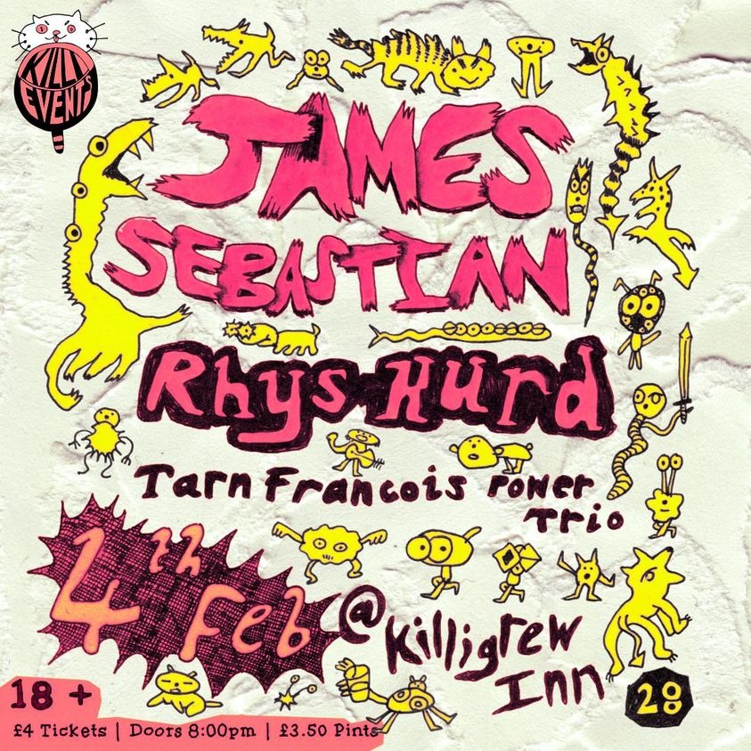4th FEB - KILLIGREW INN feat James Sebastian and Tarn Francois Power Trio