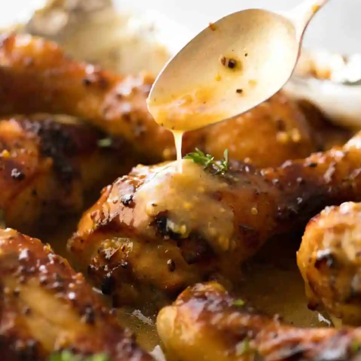 Honey Mustard Baked Chicken Drumsticks