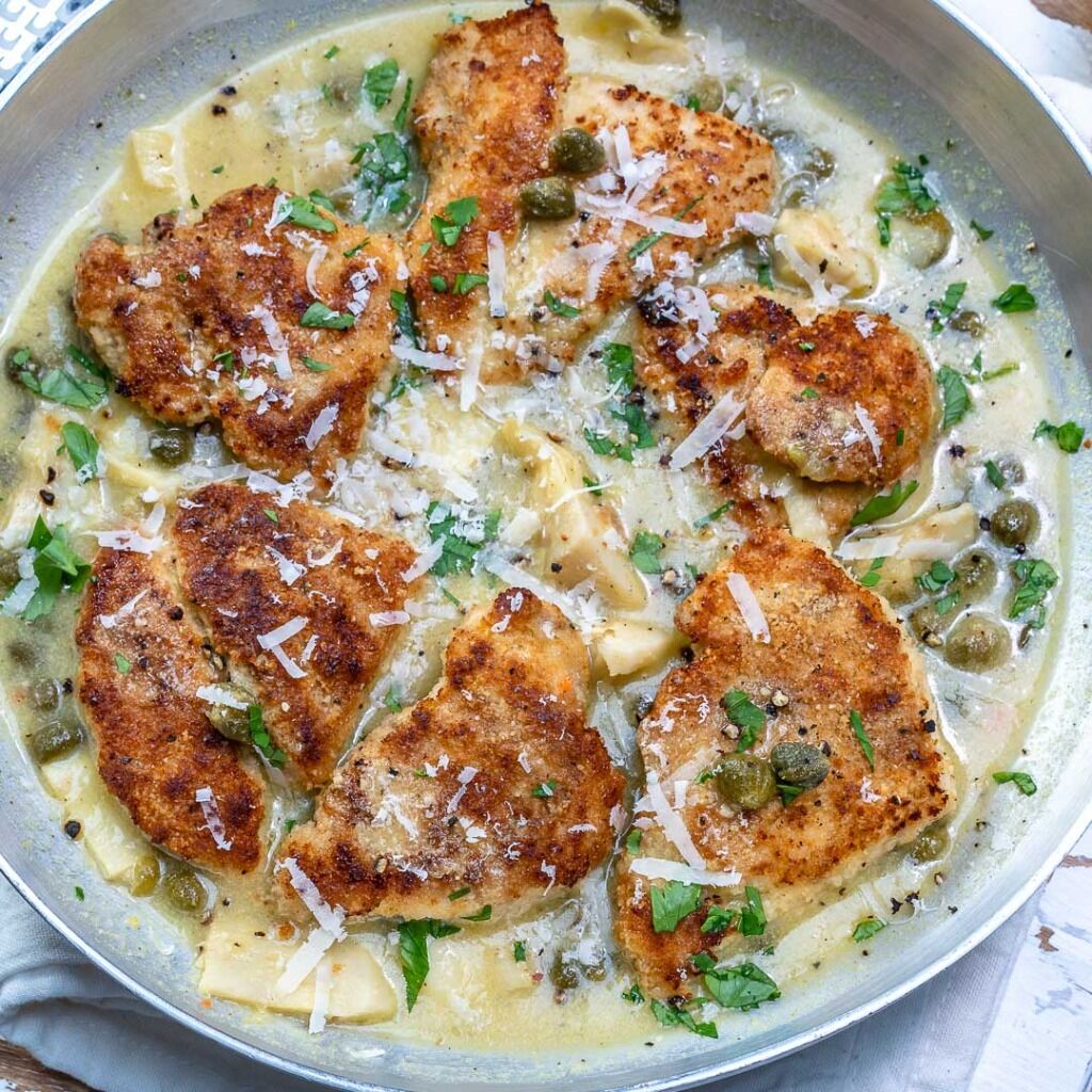 Artichoke Chicken Piccata