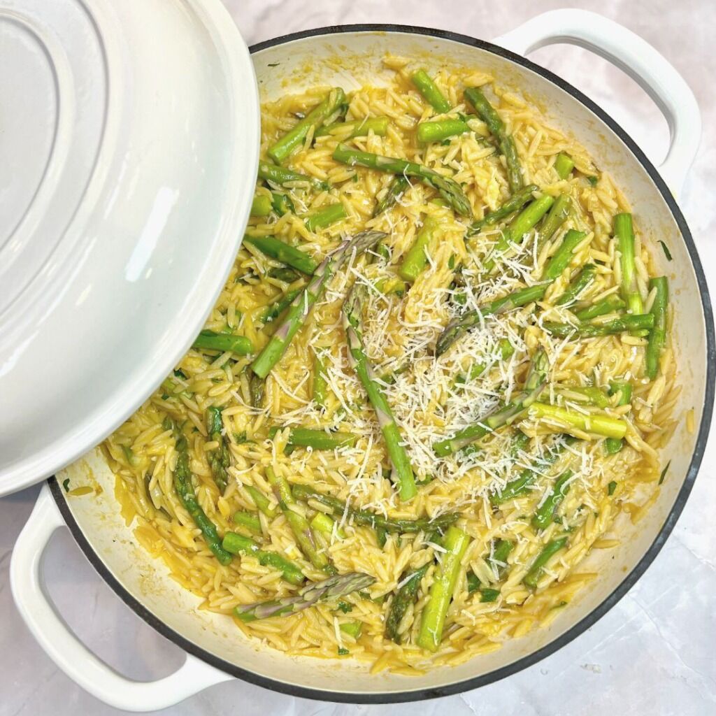 Asparagus Orzo