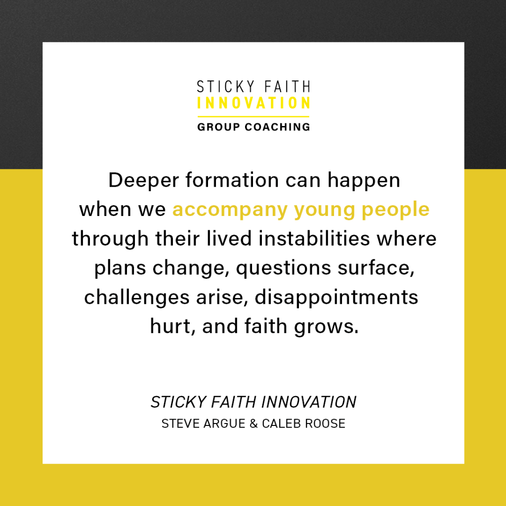 &ldquo;Walking with," "alongside," and "accompany are not just buzzwords&mdash;they are important to youth ministry. Find out how your presence can spark innovation.