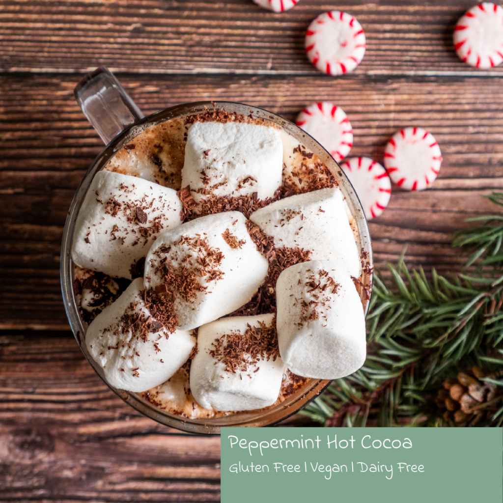 Dairy Free Peppermint Hot Cocoa