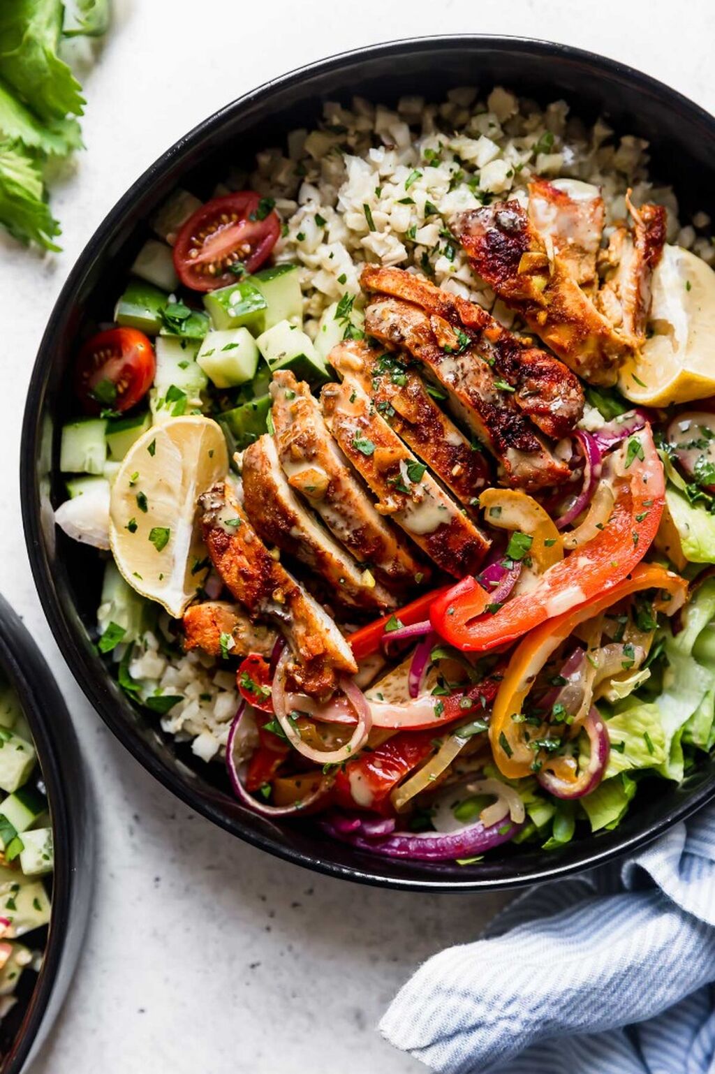 Chicken Shawarma Bowls (Reel)