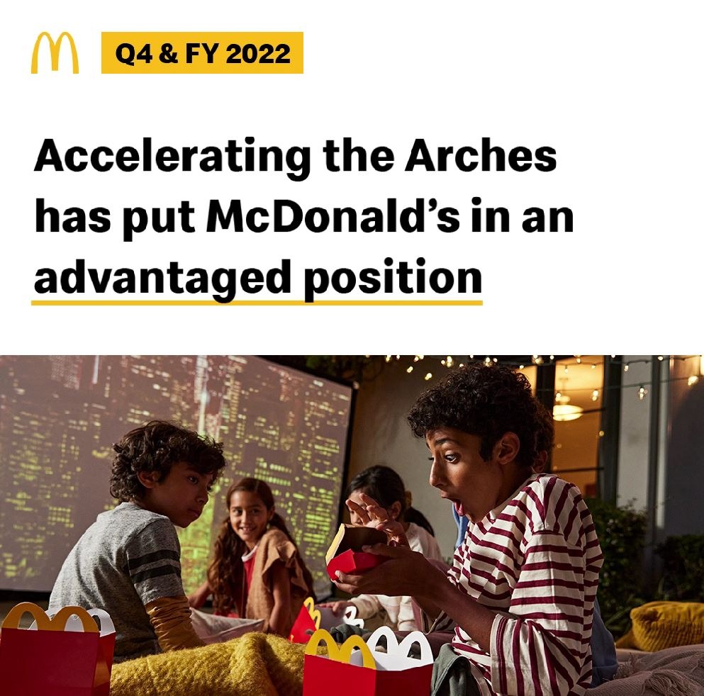 Q4 & FY 2022: McDonald&rsquo;s Brand is Stronger Than Ever