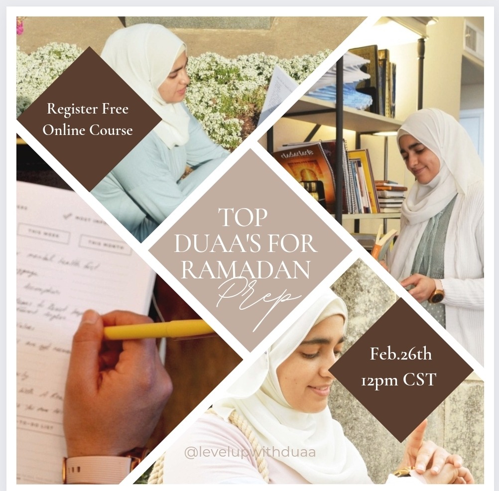 FREE ONLINE COURSE- Top Duaa's for Ramadan Prep