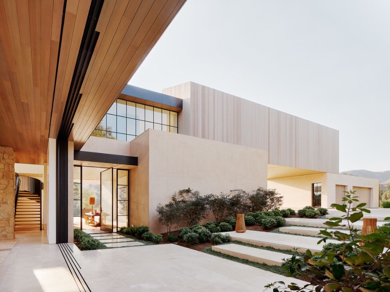 Mandeville Canyon House designed by Walker Workshop 