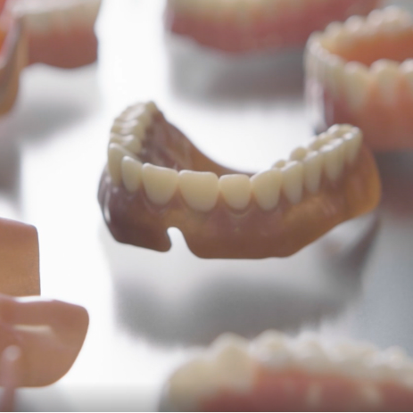 TrueDent - the first monolithic full-color 3D printing denture solution.