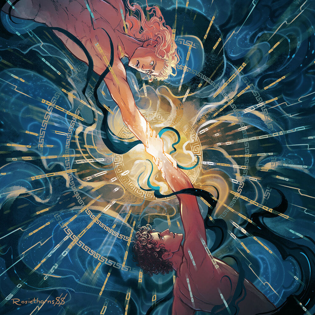 Flood of Light - Achilles and Patroclus Print (PRE-ORDER)