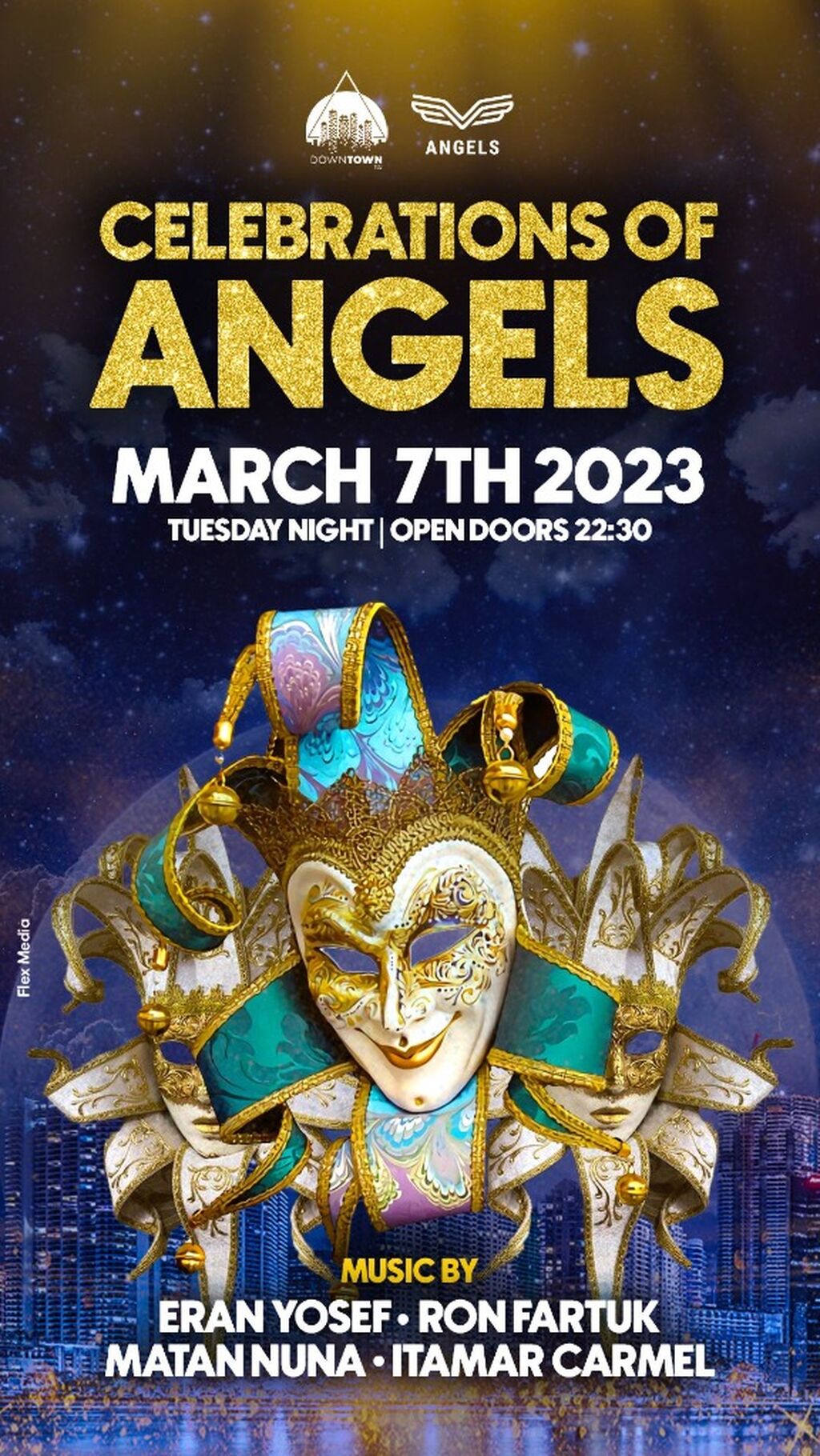 Angels | Downtown TLV | purim 7.3