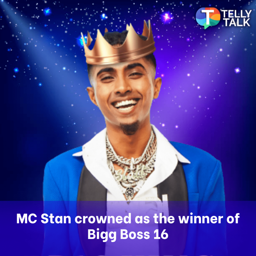 MC Stan crowned as the winner of Bigg Boss 16
