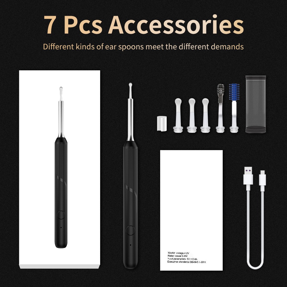 Smart visual ear cleaner