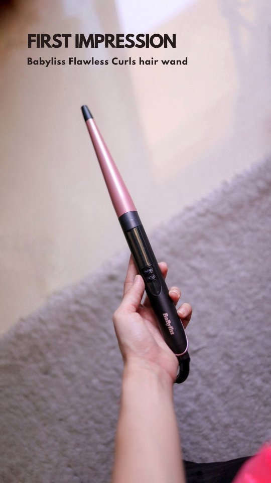 Babyliss conical curling iron 
