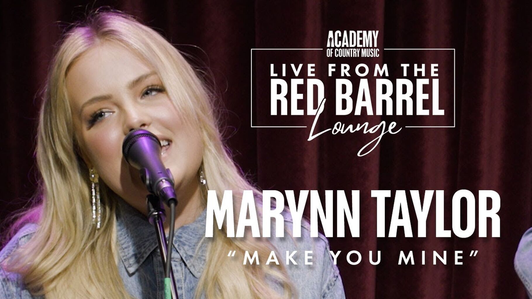 MaRynn Taylor - "Make You Mine," Live From the ACM Red Barrel Lounge