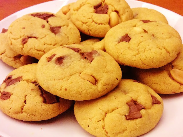 Bolachas de Manteiga de Amendoim Crocantes